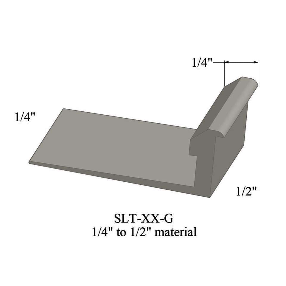 Tarkett - Slim Line Transitions - SLT 24 G 1/4 to 1/2" material" #24 Grey Haze 12'