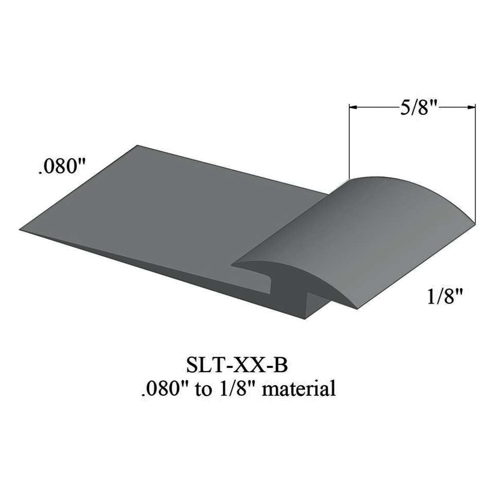 Tarkett - Slim Line Transitions - SLT 28 B .080" to 1/8" material #28 Medium Grey 12'