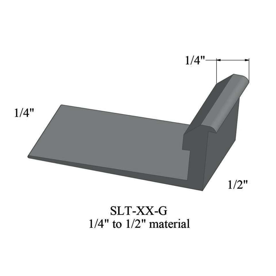 Tarkett - Slim Line Transitions - SLT 28 G 1/4 to 1/2" material" #28 Medium Grey 12'