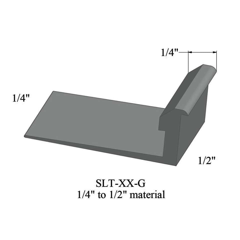 Tarkett - Slim Line Transitions - SLT 38 G 1/4 to 1/2" material" #38 Pewter 12'