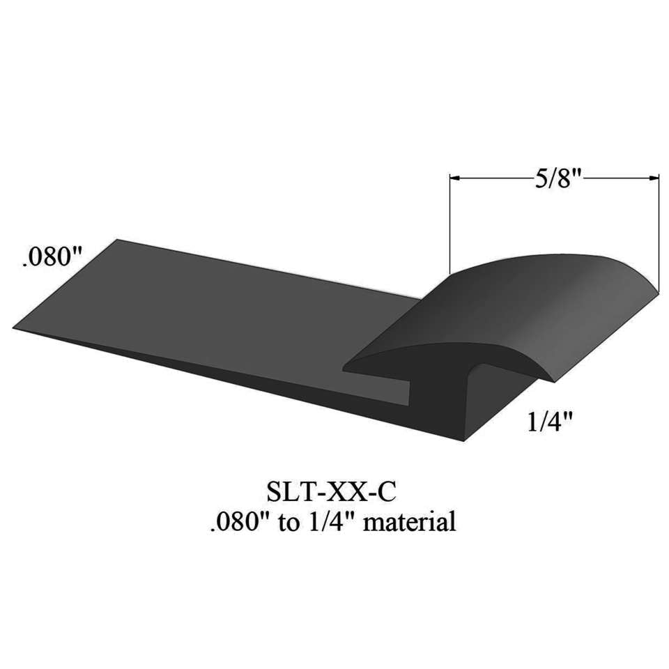 Tarkett - Slim Line Transitions - SLT 40 C .080" to 1/4" material #40 Black 12'