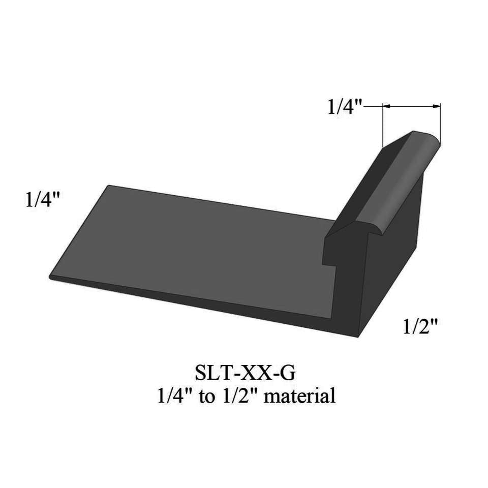 Tarkett - Slim Line Transitions - SLT 40 G 1/4 to 1/2" material" #40 Black 12'
