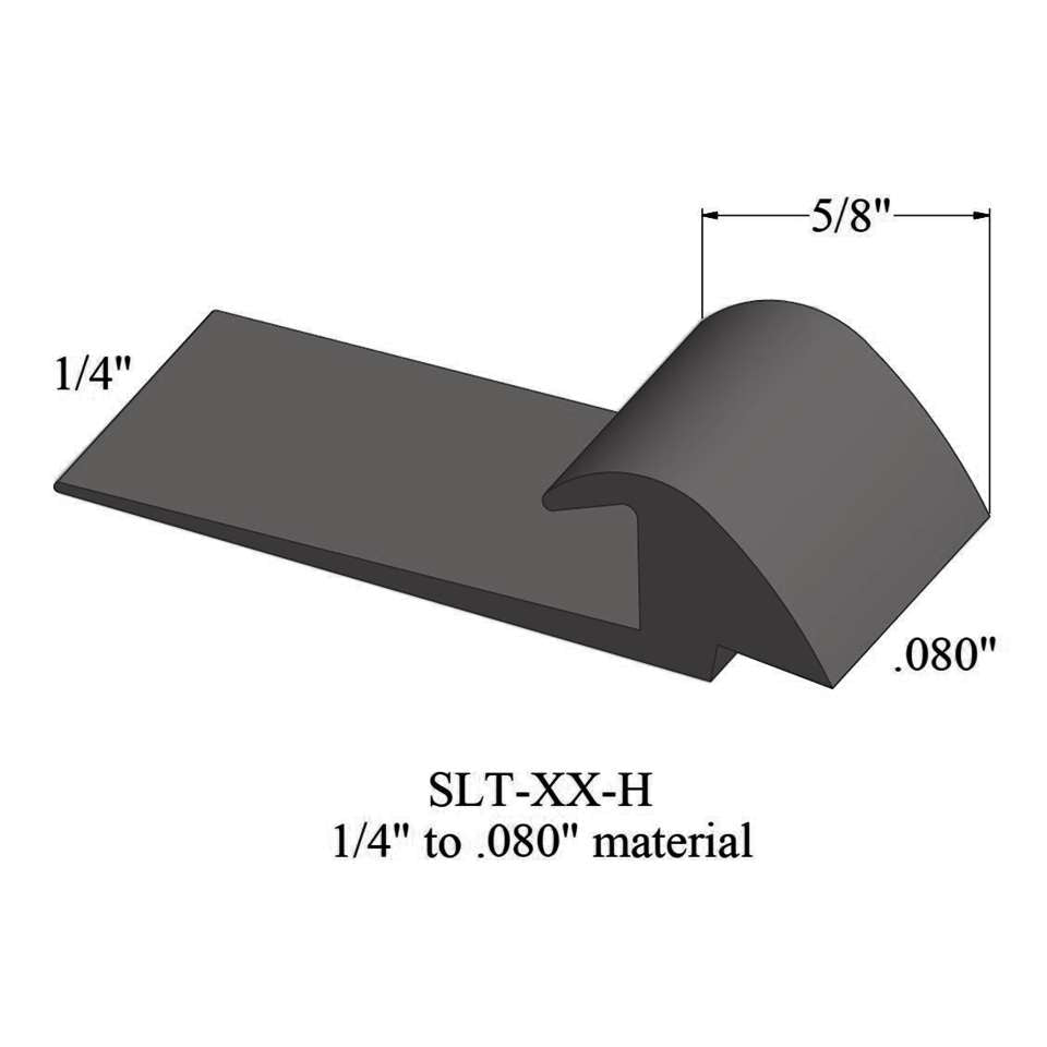 Tarkett - Slim Line Transitions - SLT 44 H 1/4" to .080" material #44 Dark Brown 12'