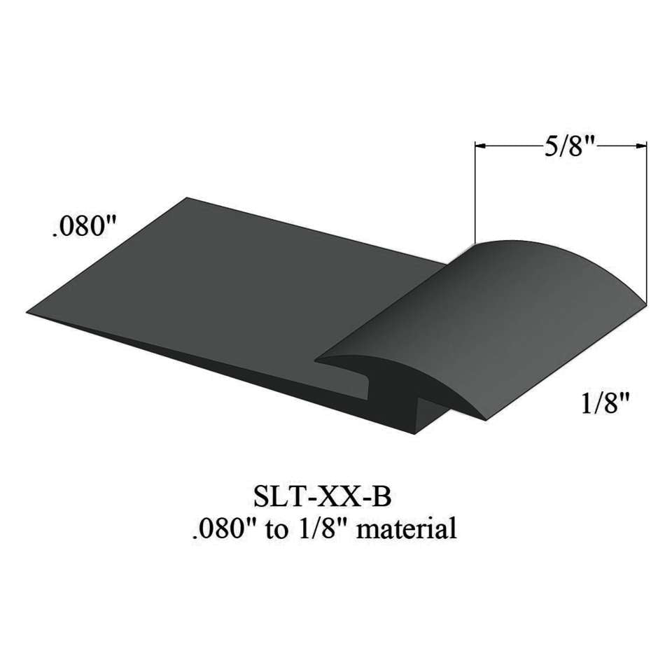 Tarkett - Slim Line Transitions - SLT 82 B .080" to 1/8" material #82 Black Pearl 12'