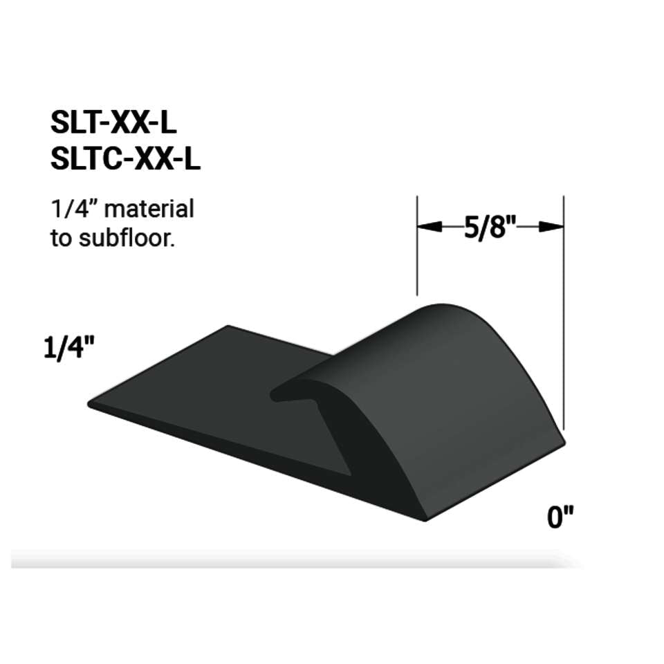Tarkett - Slim Line Transitions - SLT 82 L 1/4" matériau de sous-plancher #82 Black Pearl 12'