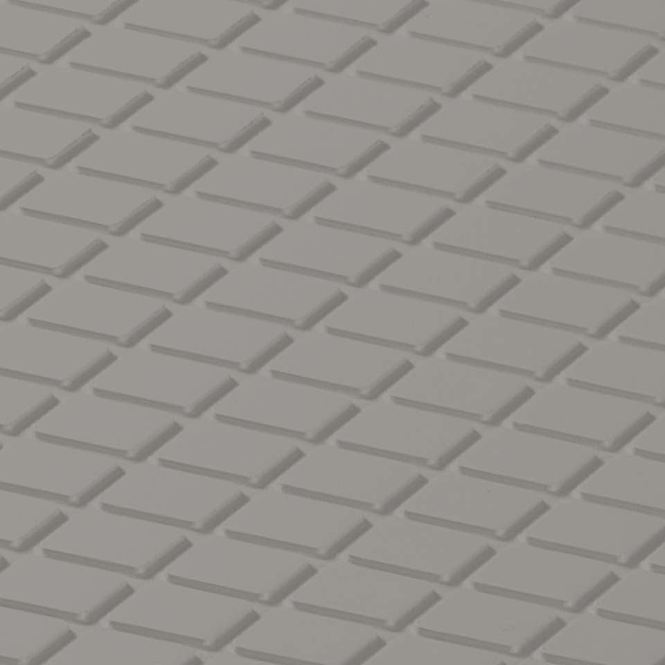 Tarkett - Solid Color - 1/8" Diamond Solid #55 Silver Grey - Tuiles de 24" x 24"
