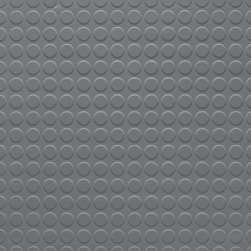 Tarkett - Solid Color - 1/8" Raised Round Solid #28 Medium Grey - Tuiles de 24" x 24"