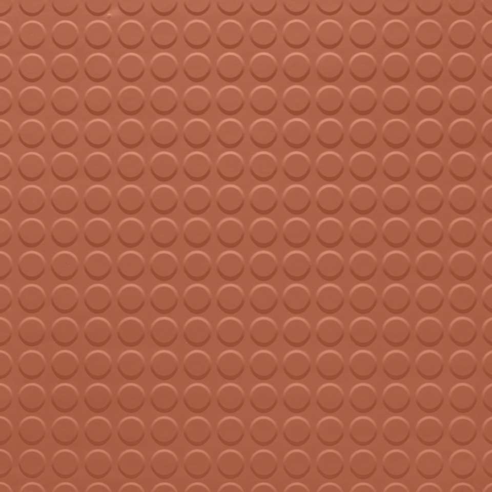 Tarkett - Solid Color - 1/8" Raised Round Solid #62 Tangerine Tango - Tuiles de 24" x 24"