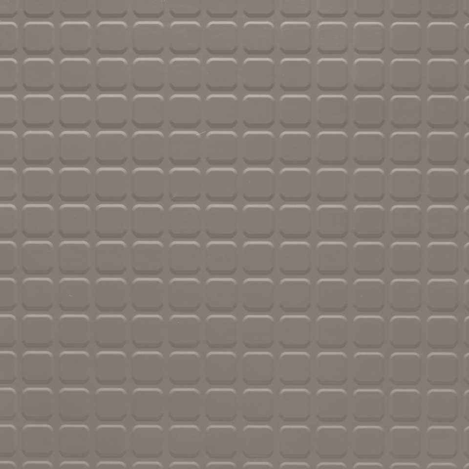 Tarkett - Solid Color - 1/8" Raised Square Solid #121 Cement - Tuiles de 24" x 24"