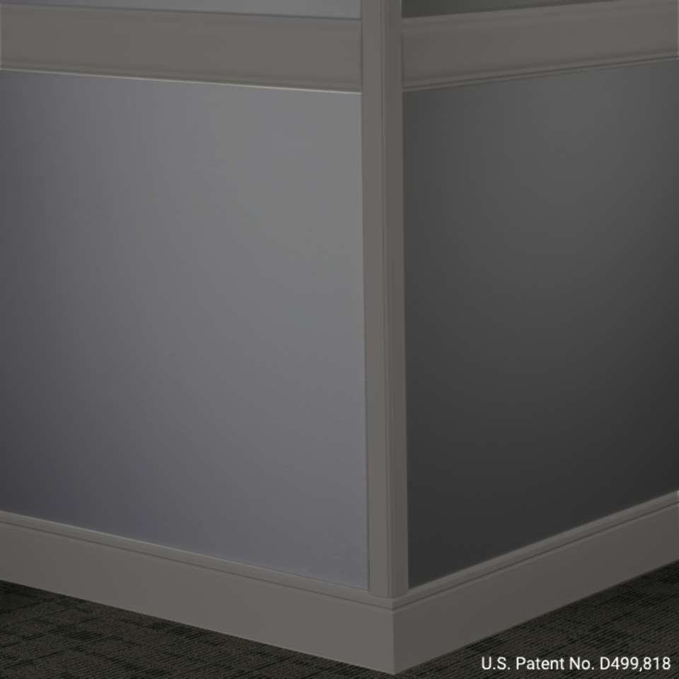 Tarkett - Système de finition murale Millwork - CHR 44 C Rampart 4" #44 Dark Brown - Wallbase 8' (paquet de 5)