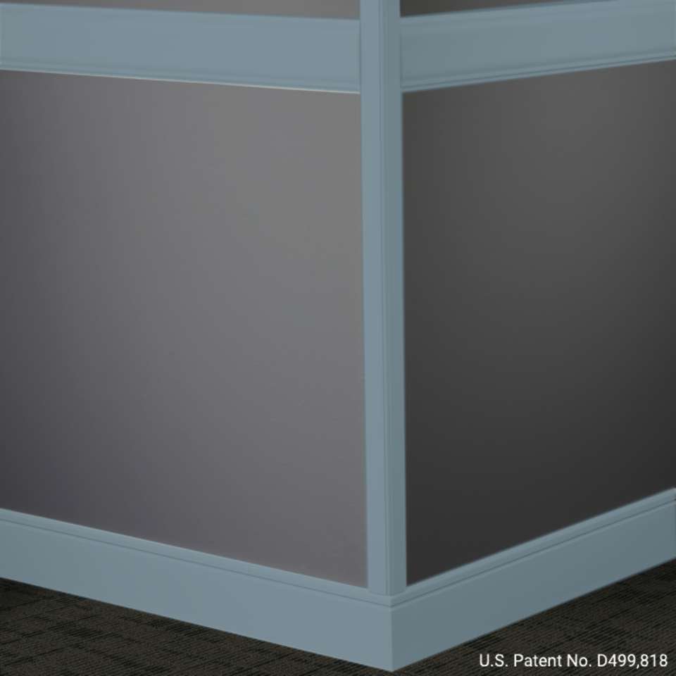 Tarkett - Système de finition murale Millwork - CHR 58 C Rampart 4" #58 Windsor Blue - Wallbase 8' (paquet de 5)