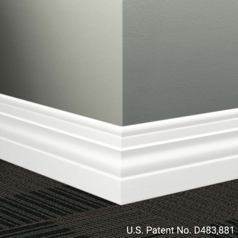 Tarkett - Système de finition murale Millwork - MW 00 A Diplomat 4 1⁄2” - MW XX A #0 Unfinished - Wallbase 8' (paquet de 6)