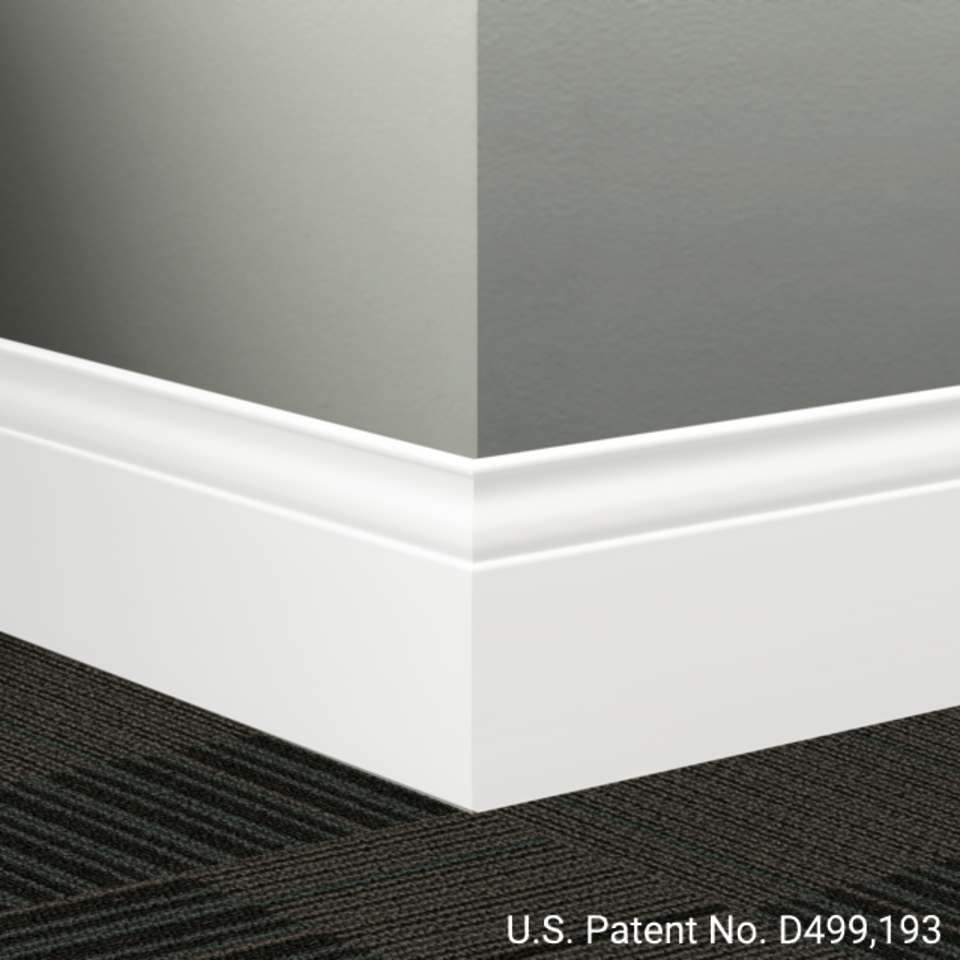 Tarkett - Système de finition murale Millwork - MW 00 G Inflection 5 1⁄4” #0 Unfinished - Wallbase 8' (paquet de 6)