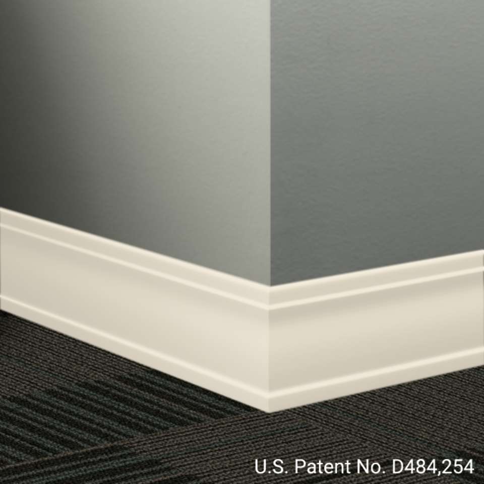 Tarkett - Système de finition murale Millwork - MW 01 D Outline 3 1⁄2” #1 Snow White - Wallbase 8' (paquet de 10)