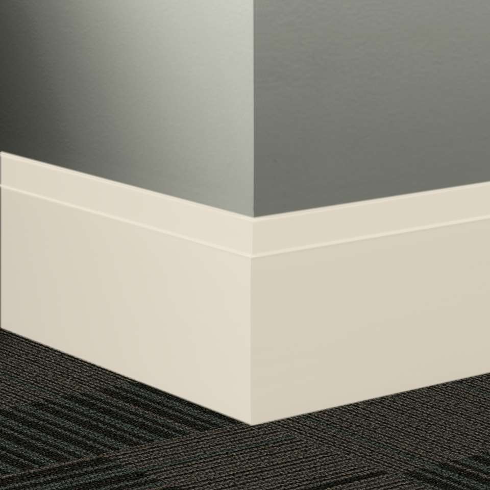 Tarkett - Système de finition murale Millwork - MW 01 R Equinox 4 1⁄2” #1 Snow White - Wallbase 8' (paquet de 5)