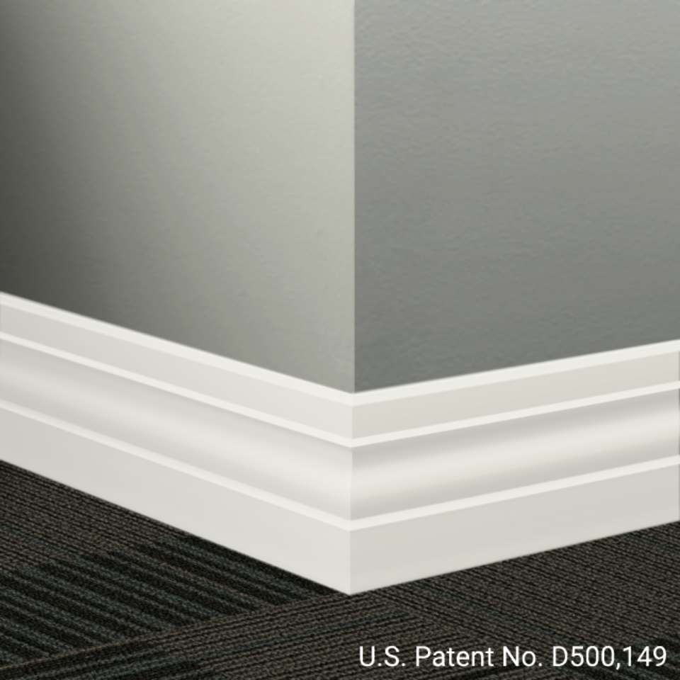 Tarkett - Système de finition murale Millwork - MW 08 K Ambassador 4" #8 Icicle - Wallbase 8' (paquet de 6)
