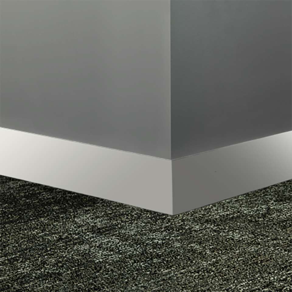 Tarkett - Système de finition murale Millwork - MW 08 S4 Monument 4" #8 Icicle - Wallbase 8' (paquet de 8)