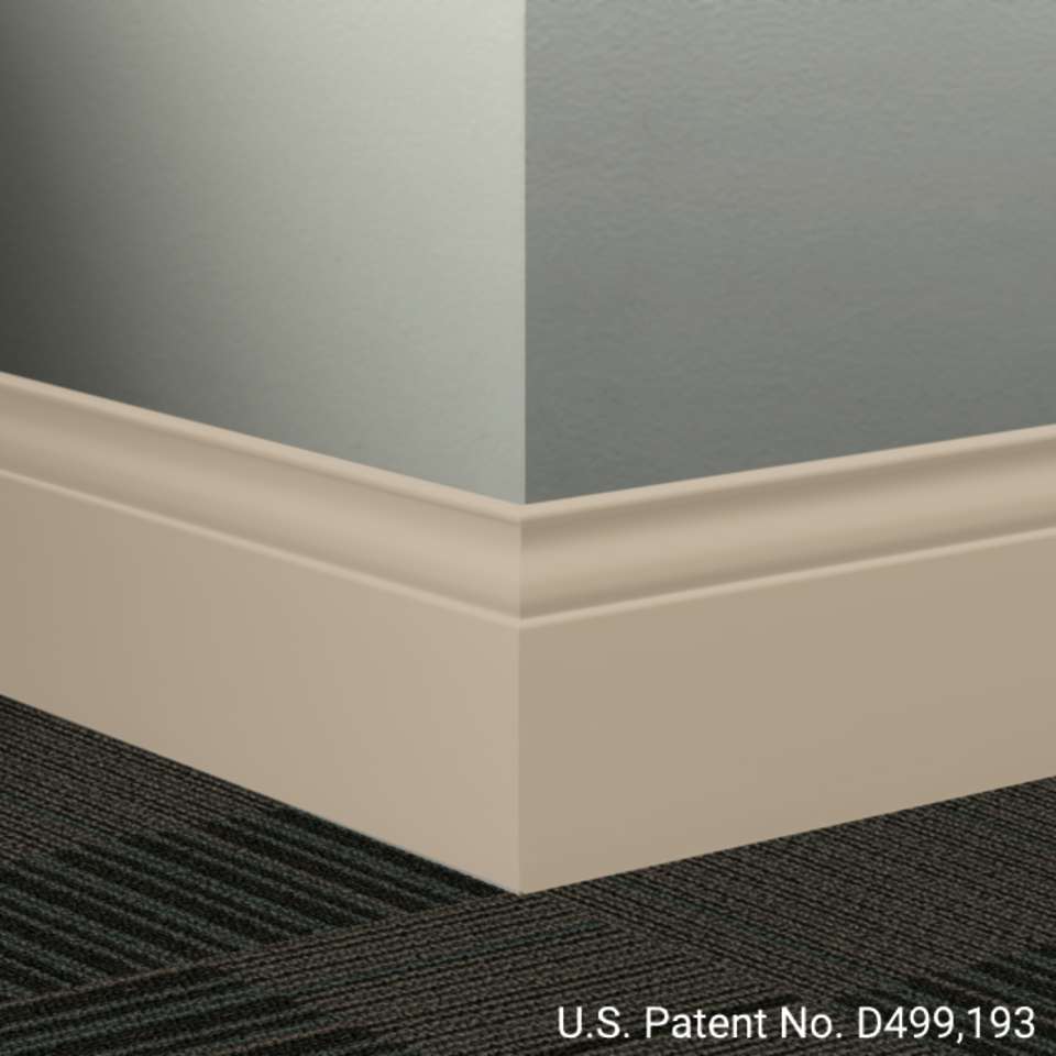 Tarkett - Système de finition murale Millwork - MW 09 G Inflection 5 1⁄4” #9 Clay - Wallbase 8' (paquet de 6)