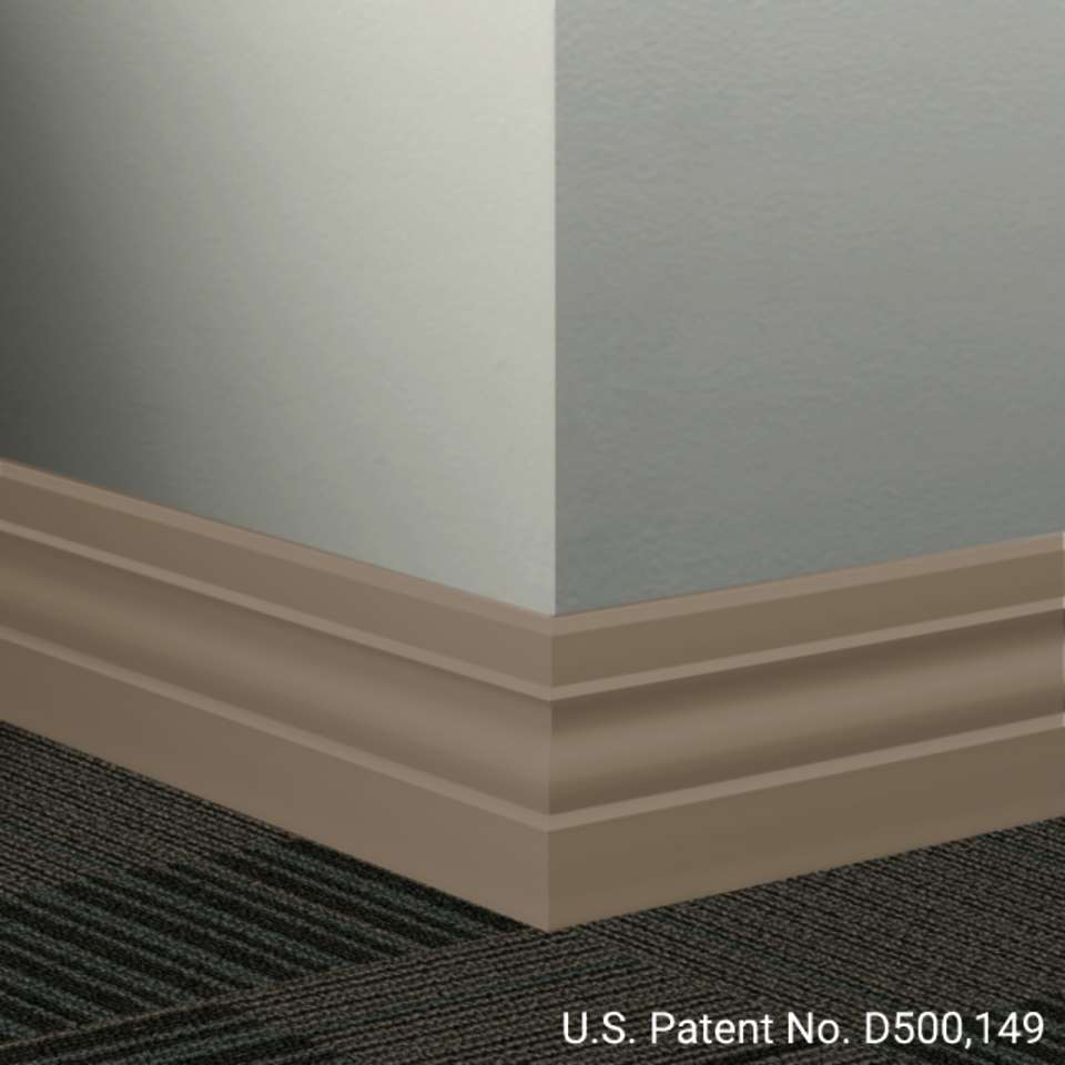 Tarkett - Système de finition murale Millwork - MW 101 K Ambassador 4" #101 Seaweed - Wallbase 8' (paquet de 6)