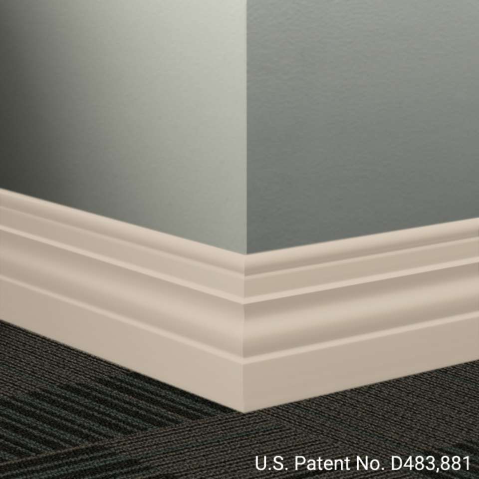 Tarkett - Système de finition murale Millwork - MW 11 A Diplomat 4 1⁄2” - MW XX A #11 Canvas - Wallbase 8' (paquet de 6)