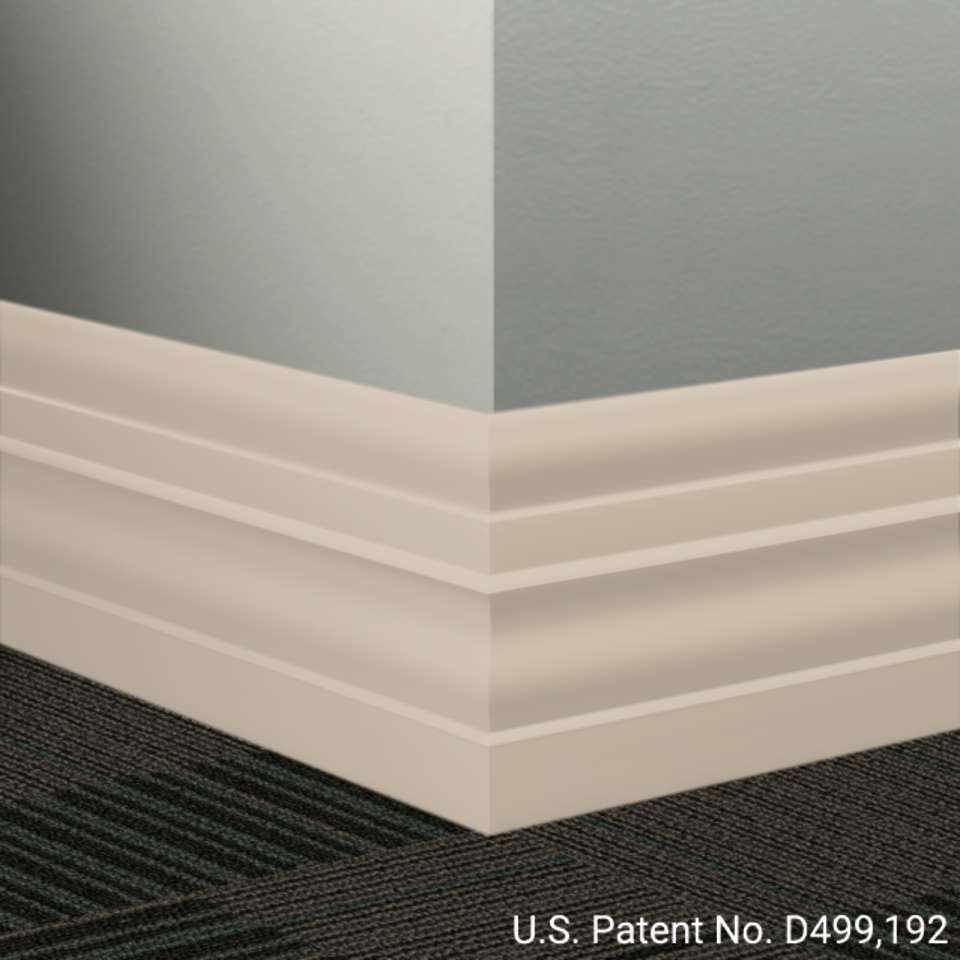 Tarkett - Système de finition murale Millwork - MW 11 E Attaché 6" #11 Canvas - Wallbase 8' (paquet de 8)