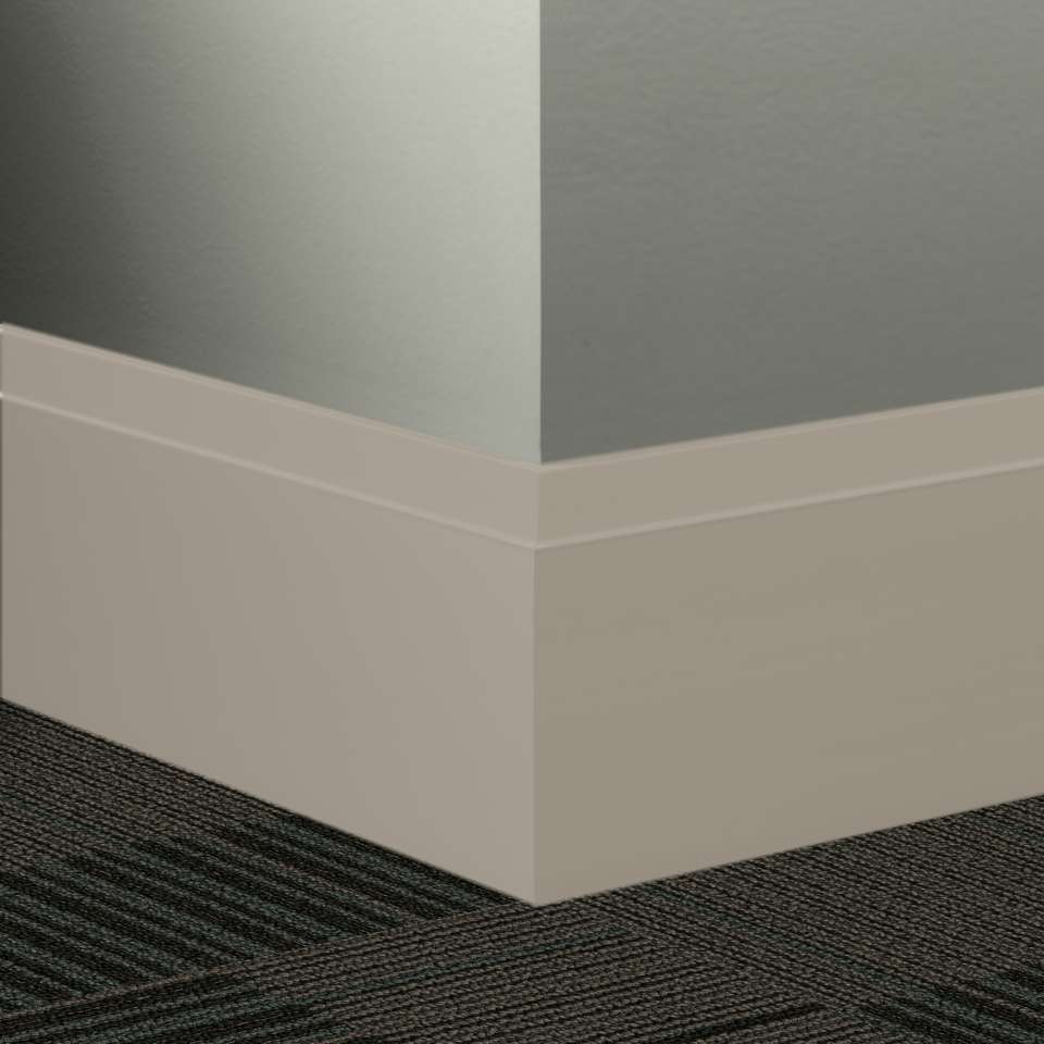 Tarkett - Système de finition murale Millwork - MW 121 R Equinox 4 1⁄2” #121 Cement - Wallbase 8' (paquet de 5)