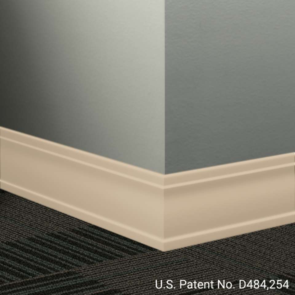Tarkett - Système de finition murale Millwork - MW 129 D Outline 3 1⁄2” #129 Silk - Wallbase 8' (paquet de 10)