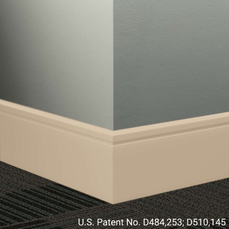 Tarkett - Système de finition murale Millwork - MW 129 F Reveal 4 1⁄4” #129 Silk - Wallbase 8' (paquet de 8)