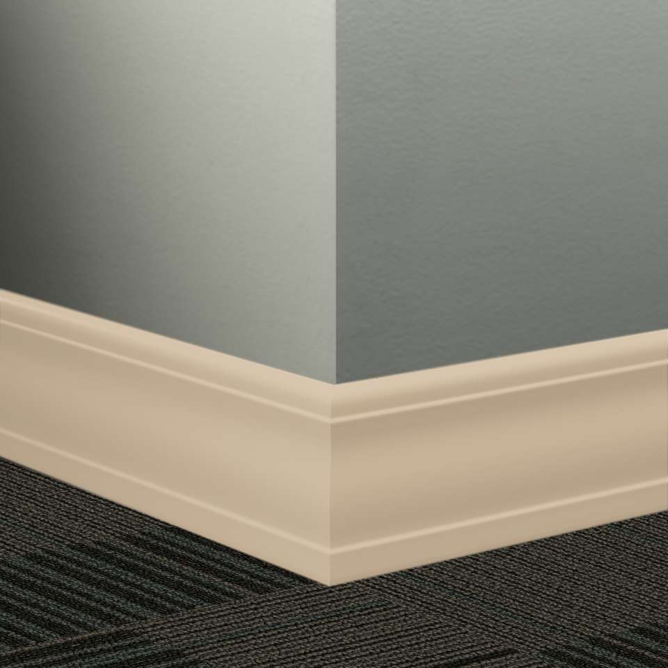 Tarkett - Système de finition murale Millwork - MW 129 J Silhouette 4" #129 Silk - Wallbase 8' (paquet de 6)