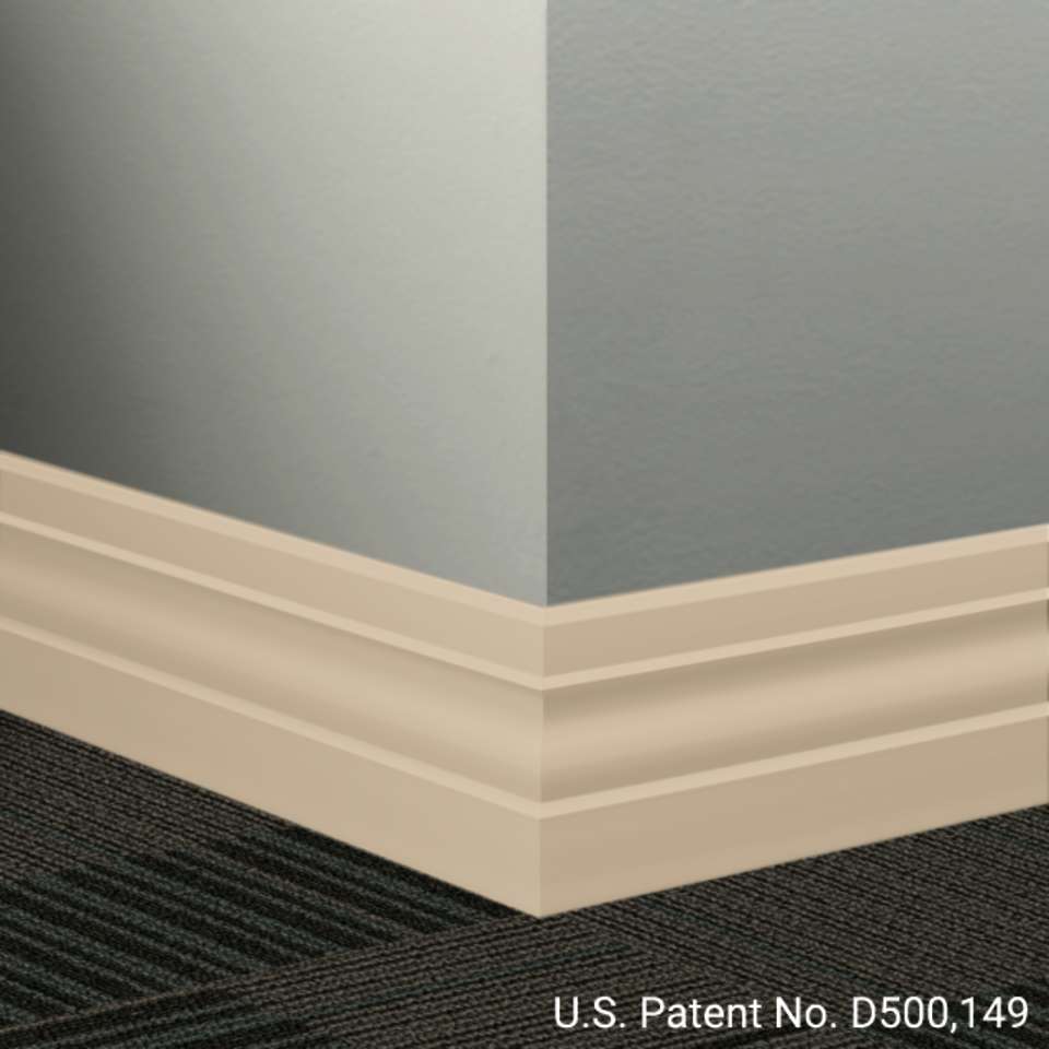 Tarkett - Système de finition murale Millwork - MW 129 K Ambassador 4" #129 Silk - Wallbase 8' (paquet de 6)