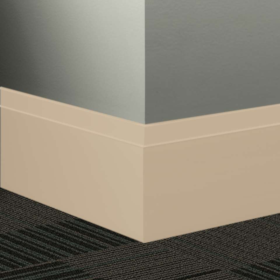 Tarkett - Système de finition murale Millwork - MW 129 R Equinox 4 1⁄2” #129 Silk - Wallbase 8' (paquet de 5)
