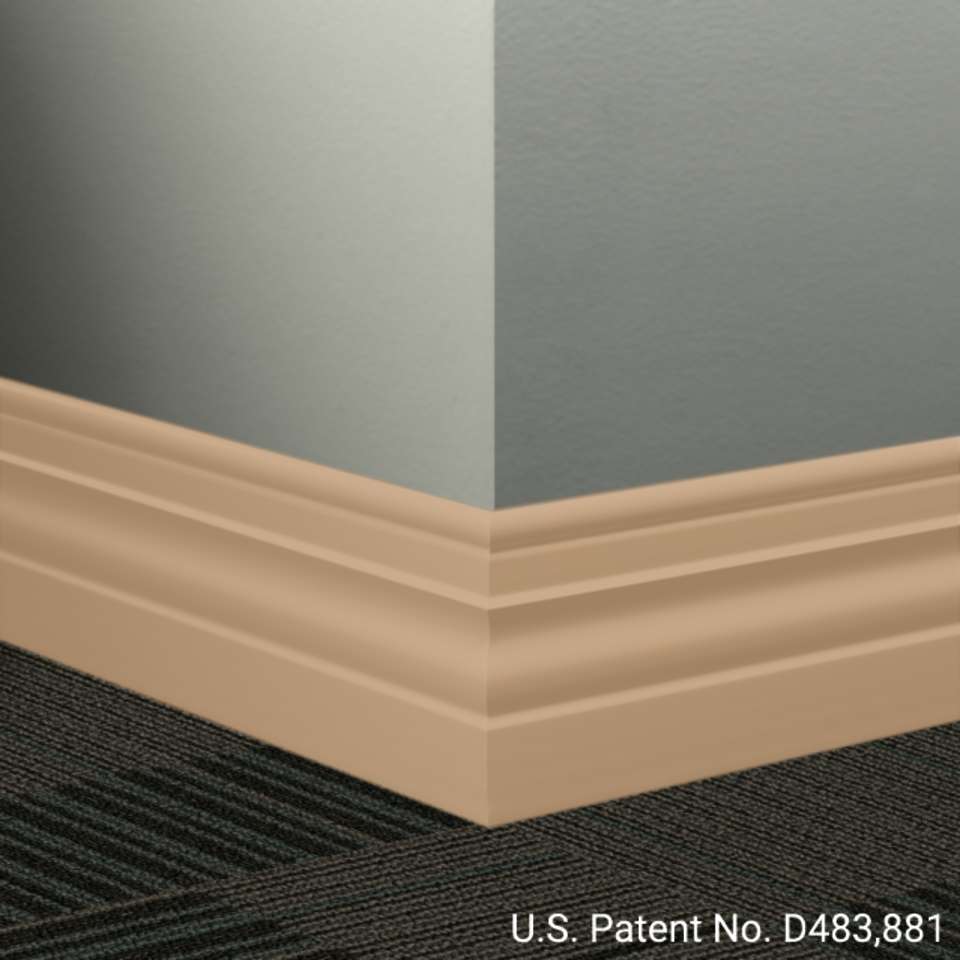 Tarkett - Système de finition murale Millwork - MW 130 A Diplomat 4 1⁄2” - MW XX A #130 Sisal - Wallbase 8' (paquet de 6)