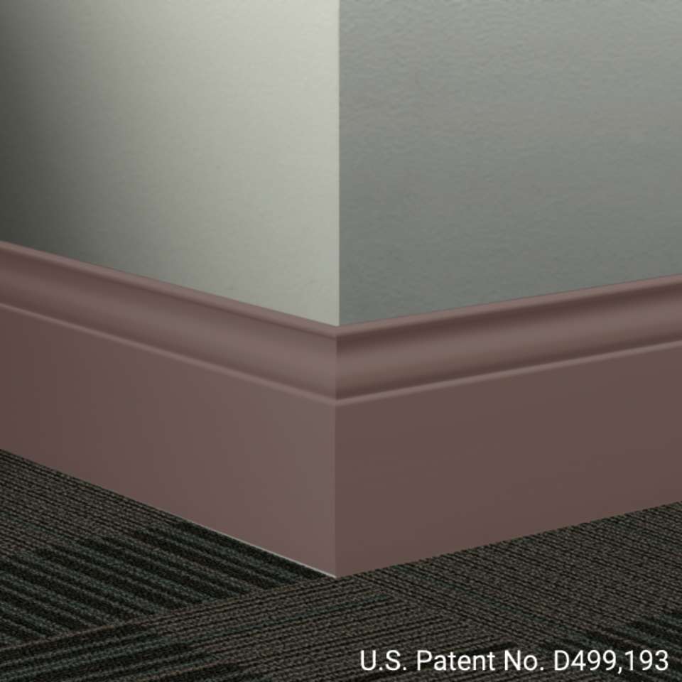 Tarkett - Système de finition murale Millwork - MW 132 G Inflection 5 1⁄4” #132 Espresso - Wallbase 8' (paquet de 6)