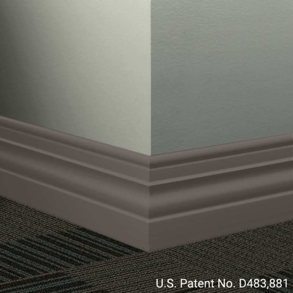 Tarkett - Système de finition murale Millwork - MW 167 A Diplomat 4 1⁄2” - MW XX A #167 Fudge - Wallbase 8' (paquet de 6)