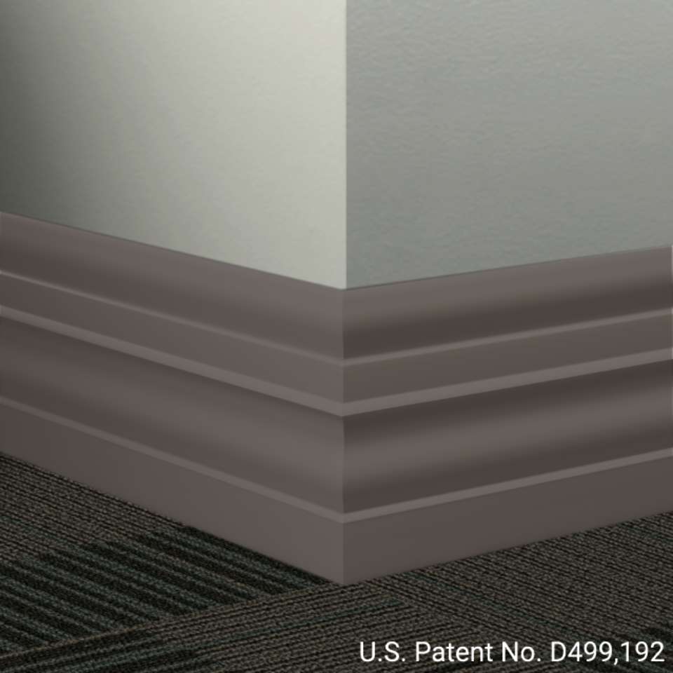Tarkett - Système de finition murale Millwork - MW 167 E Attaché 6" #167 Fudge - Wallbase 8' (paquet de 8)