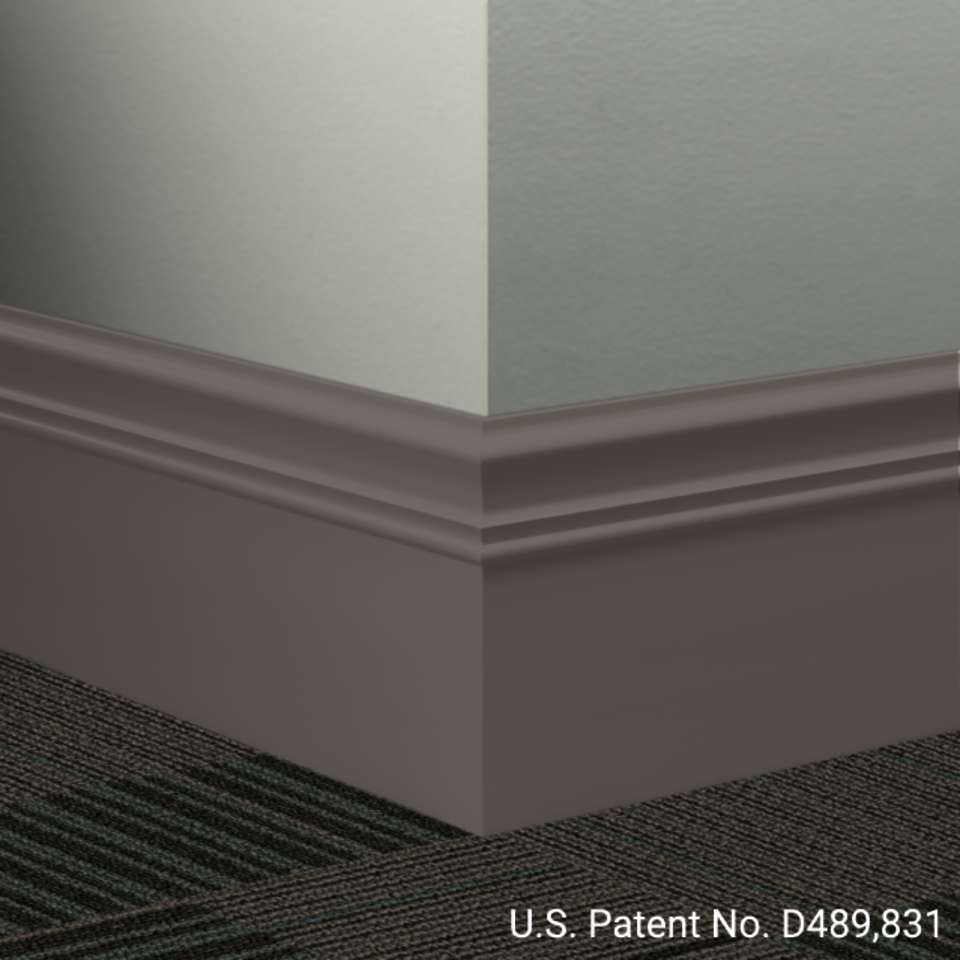 Tarkett - Système de finition murale Millwork - MW 167 M Monarch 6" #167 Fudge - Wallbase 8' (paquet de 6)
