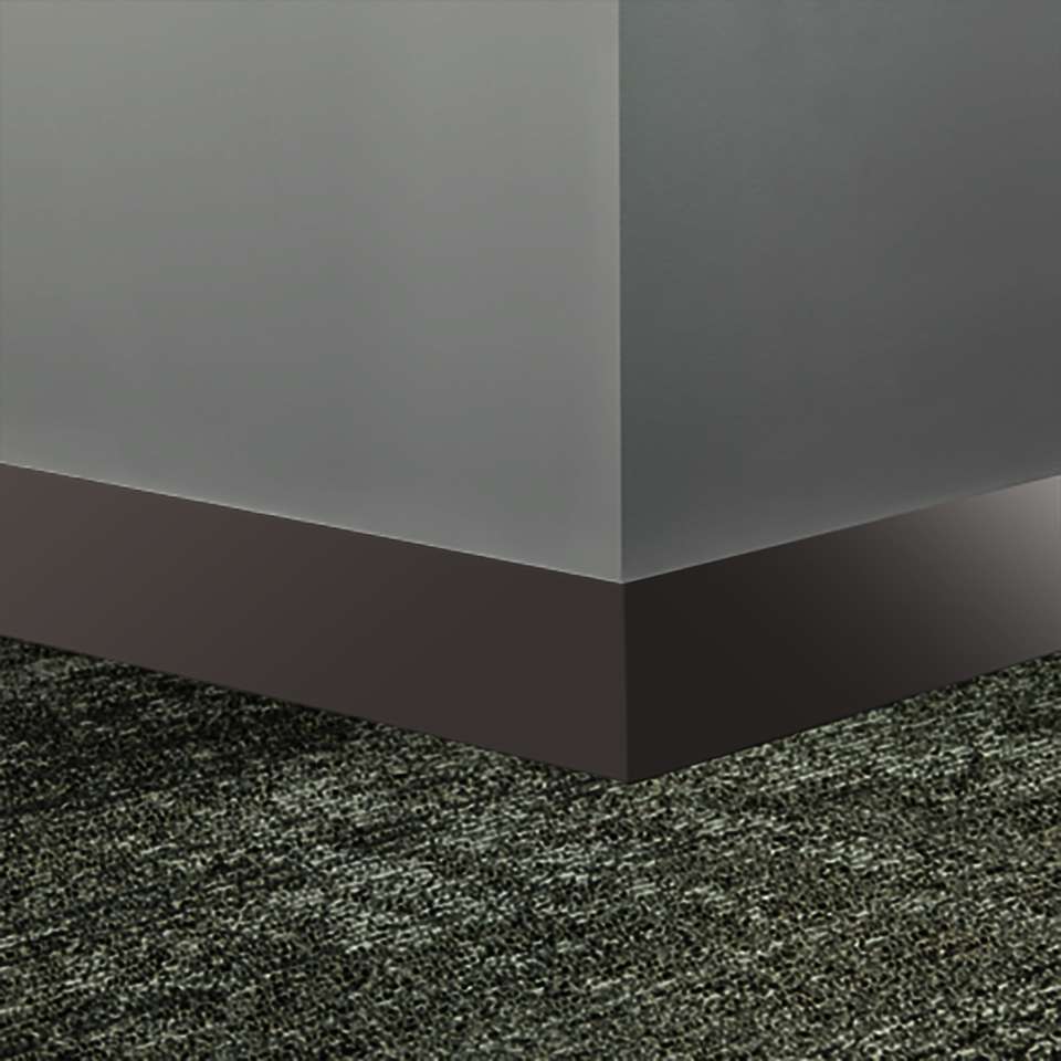 Tarkett - Système de finition murale Millwork - MW 167 S4 Monument 4" #167 Fudge - Wallbase 8' (paquet de 8)