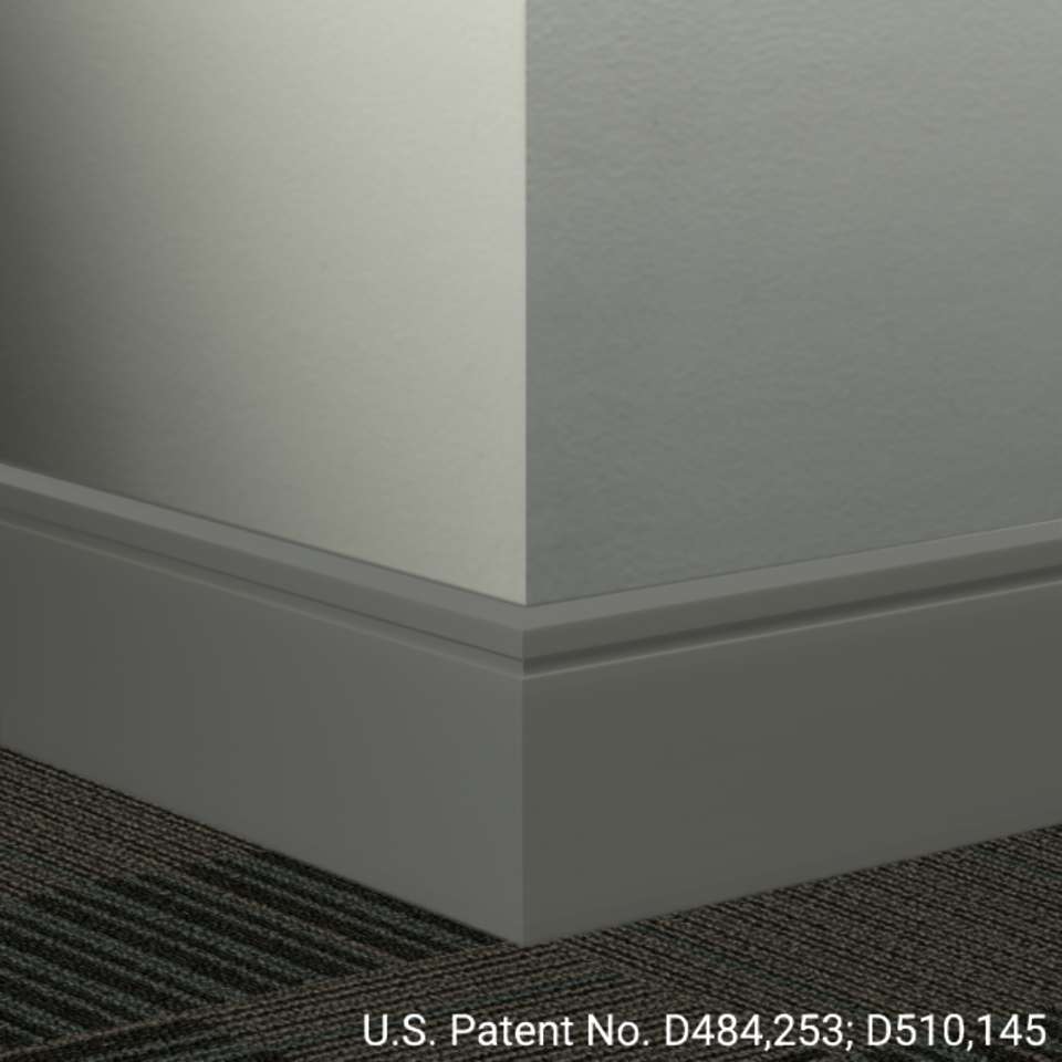 Tarkett - Système de finition murale Millwork - MW 168 F Reveal 4 1⁄4” #168 Thunder - Wallbase 8' (paquet de 8)