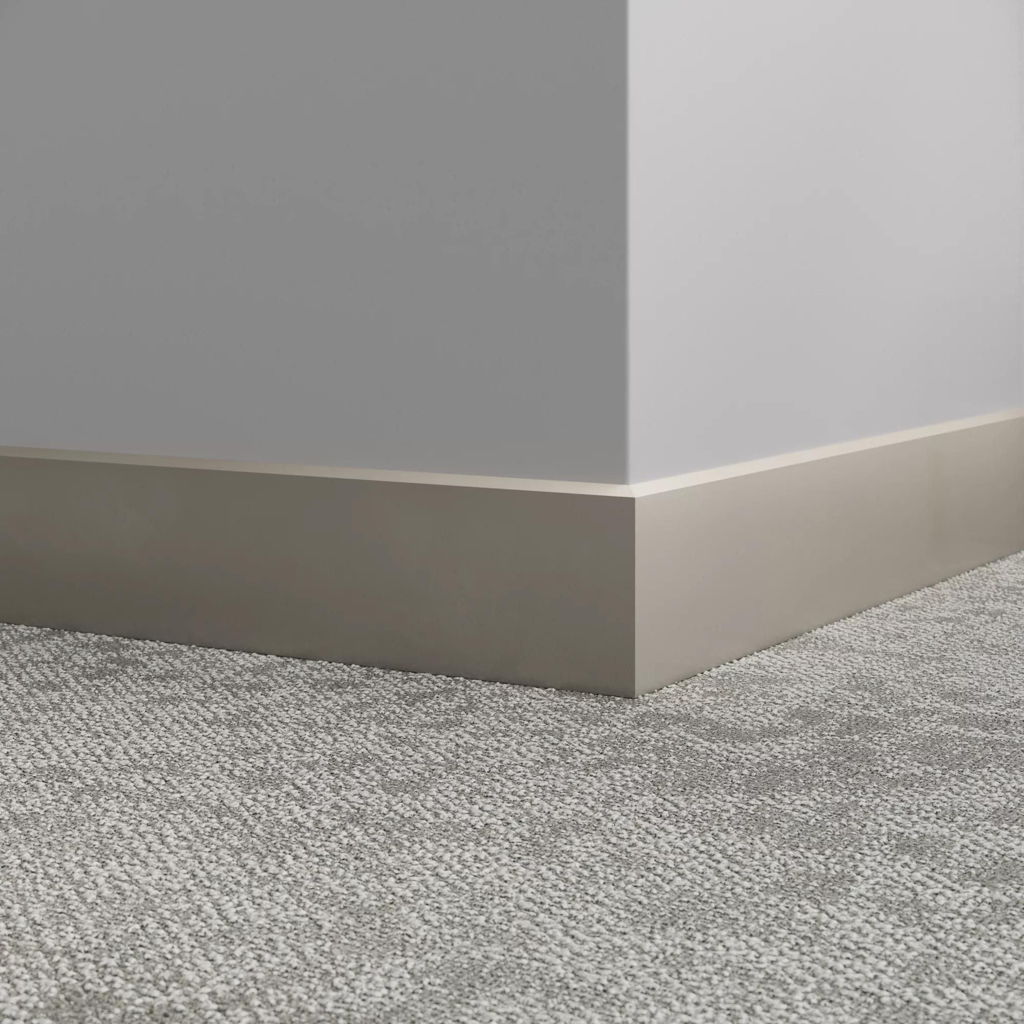 Tarkett - Système de finition murale Millwork - MW 179 FS Exhibit 4-1/4" 179 Steel - Plinthe 8' (paquet de 8) ||MW179FS - Ceramed