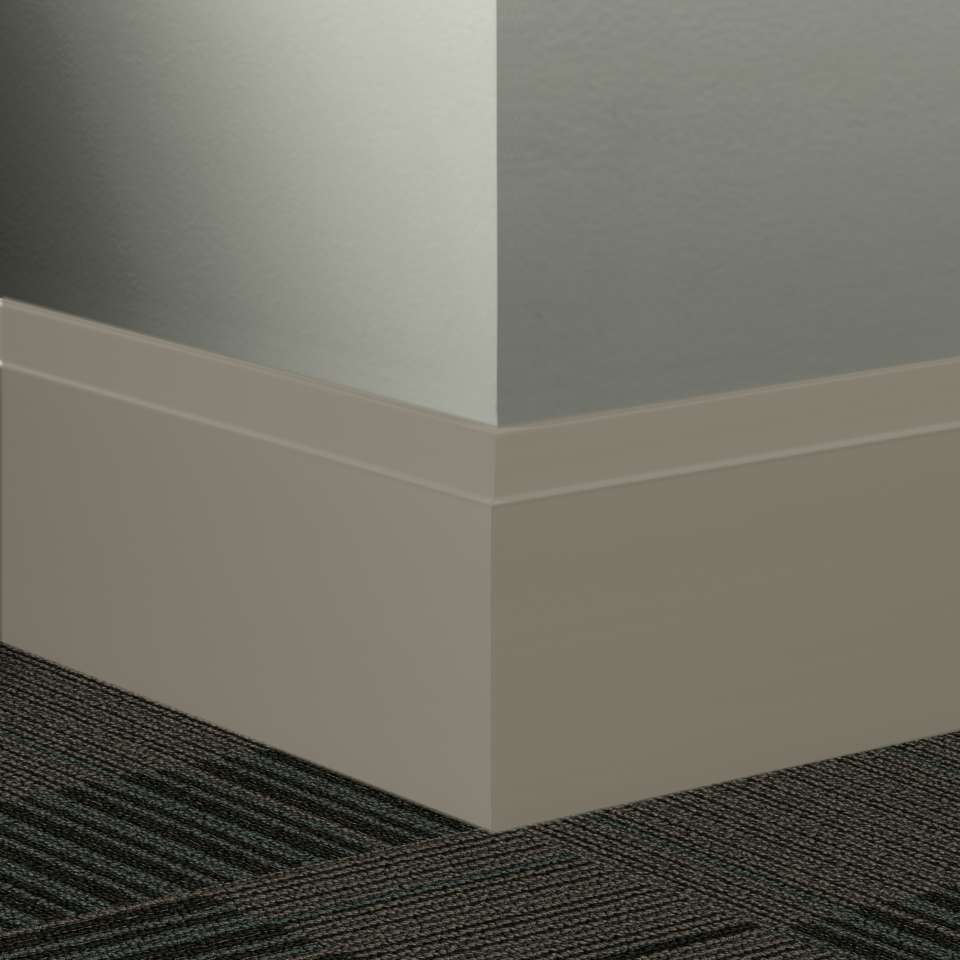 Tarkett - Système de finition murale Millwork - MW 179 R Equinox 4 1⁄2” #179 Steel - Wallbase 8' (paquet de 5)