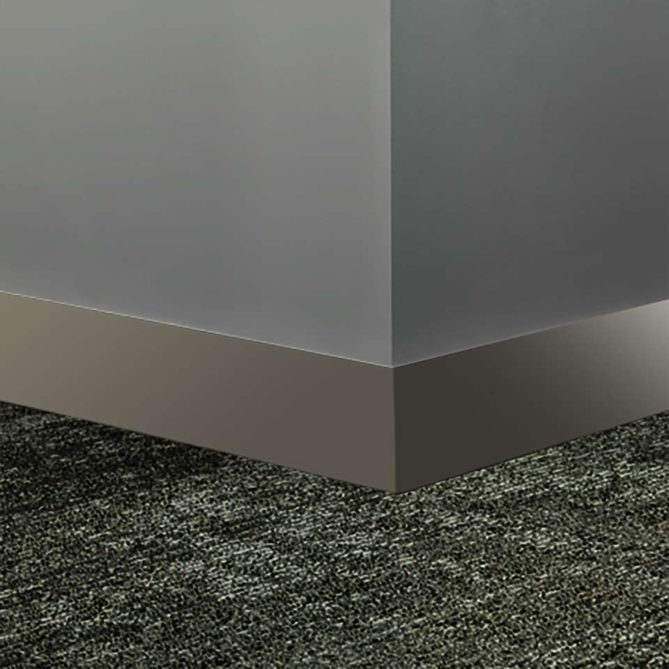 Tarkett - Système de finition murale Millwork - MW 179 S4 Monument 4" #179 Steel - Wallbase 8' (paquet de 8)