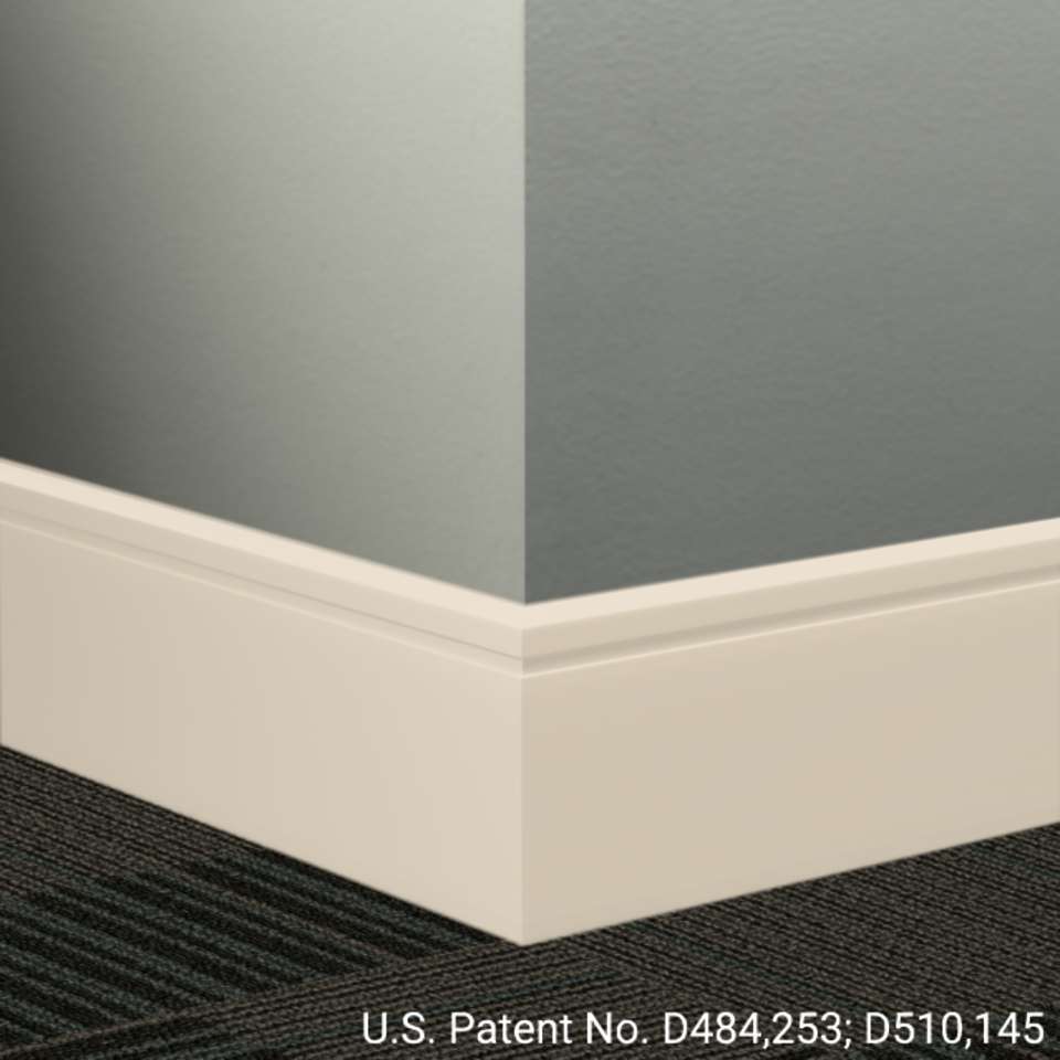 Tarkett - Système de finition murale Millwork - MW 194 F6 Reveal 6" #194 Antique White - Wallbase 8' (paquet de 8)