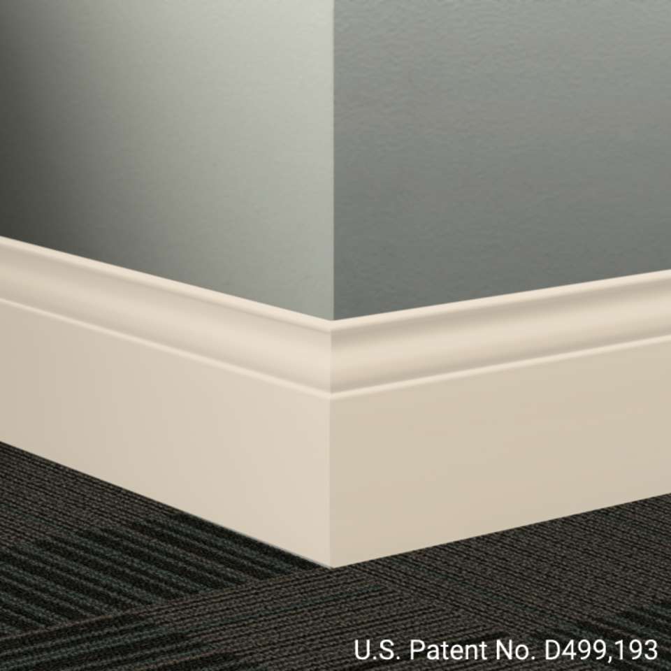 Tarkett - Système de finition murale Millwork - MW 194 G Inflection 5 1⁄4” #194 Antique White - Wallbase 8' (paquet de 6)