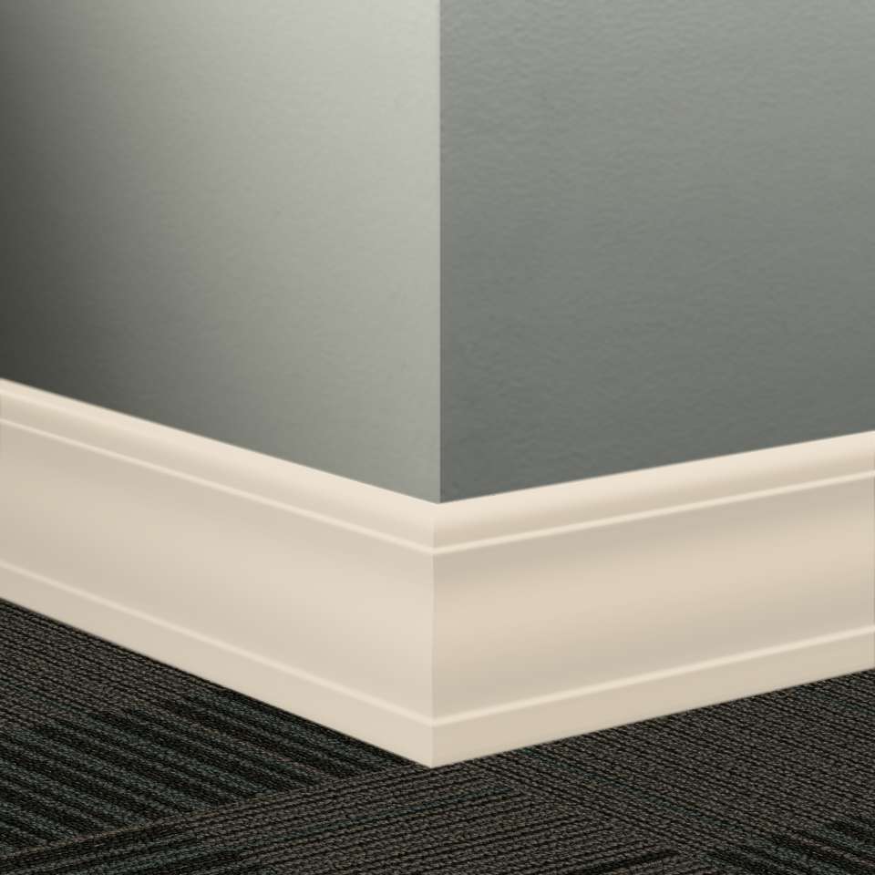 Tarkett - Système de finition murale Millwork - MW 194 J Silhouette 4" #194 Antique White - Wallbase 8' (paquet de 6)