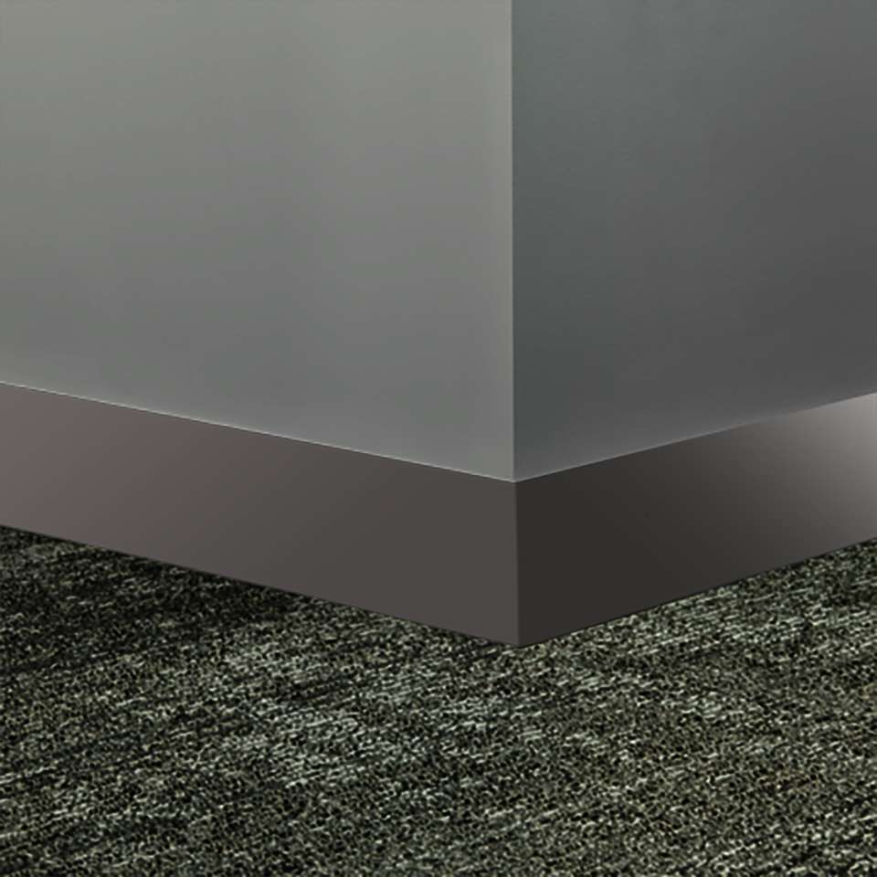 Tarkett - Système de finition murale Millwork - MW 197 S4 Monument 4" #197 Shaded - Wallbase 8' (paquet de 8)