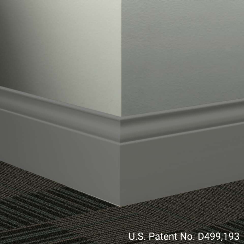 Tarkett - Système de finition murale Millwork - MW 20 G Inflection 5 1⁄4” #20 Charcoal - Wallbase 8' (paquet de 6)