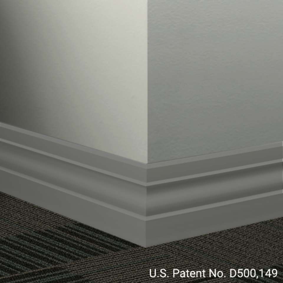 Tarkett - Système de finition murale Millwork - MW 20 K Ambassador 4" #20 Charcoal - Wallbase 8' (paquet de 6)