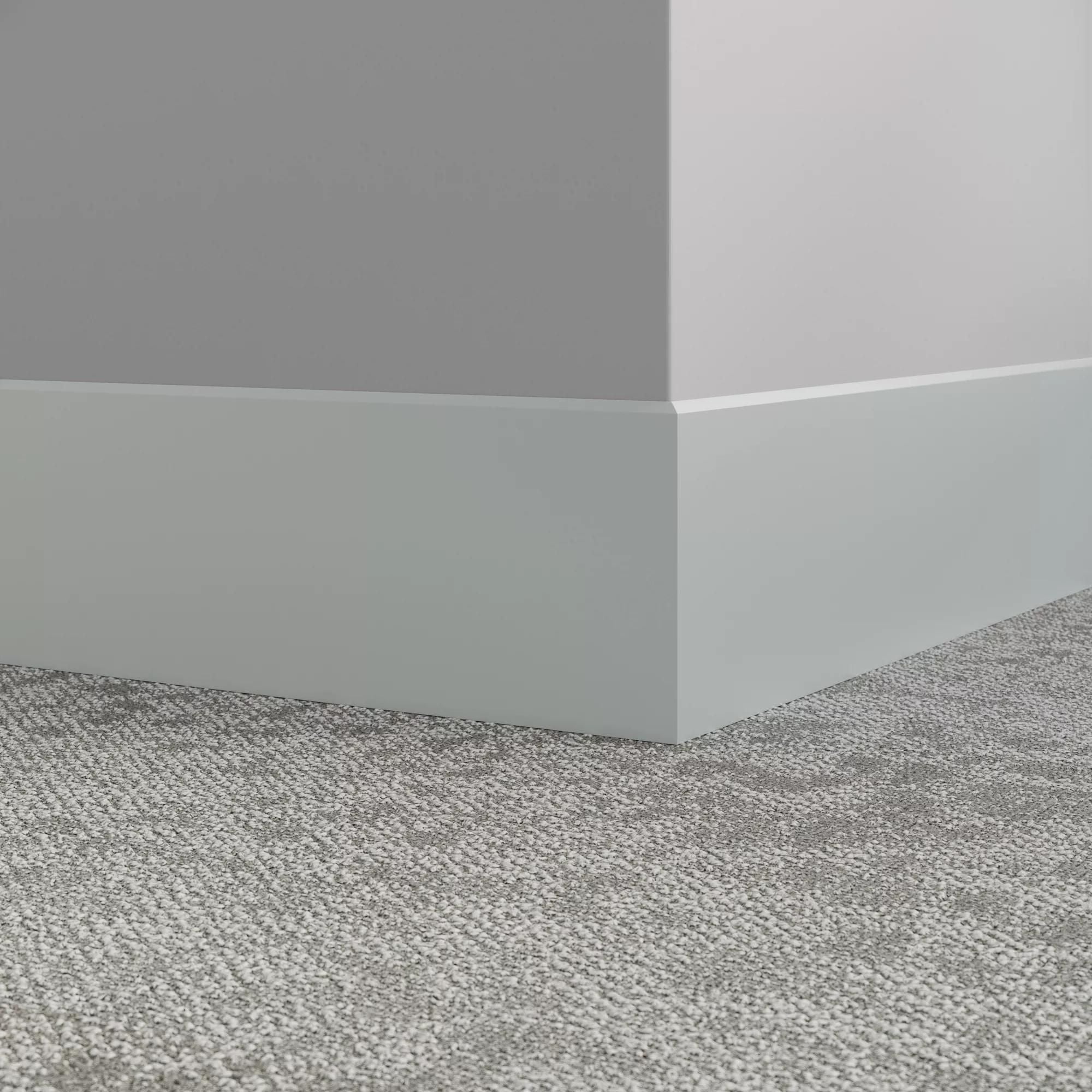 Tarkett - Système de finition murale Millwork - MW 21 FS6 Exhibit 6" 21 Platinum - Plinthe 8' (paquet de 8) ||MW21FS6 - Ceramed