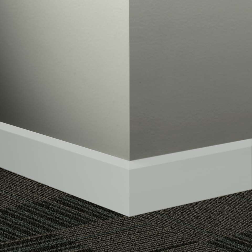 Tarkett - Système de finition murale Millwork - MW 21 N Oblique 3" #21 Platinum - Wallbase 8' (paquet de 7)