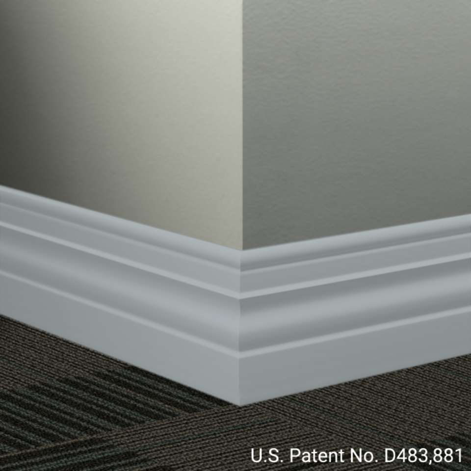 Tarkett - Système de finition murale Millwork - MW 262 A Diplomat 4 1⁄2” - MW XX A #262 Drizzle - Wallbase 8' (paquet de 6)